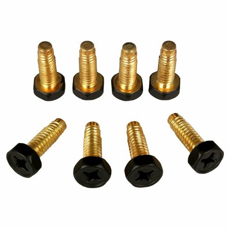 BBQ INNOVATIONS Mat Brass Screw Set .25-20 x .75 in. BB3318876